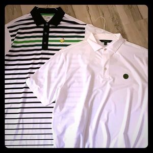 Set of 2 Official Masters Golf Shirts - Large